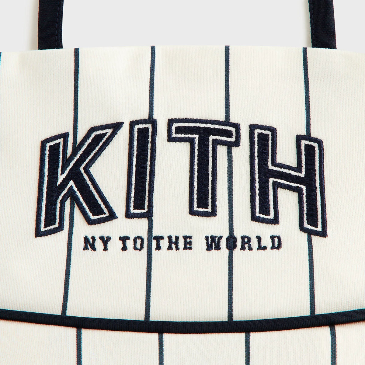 Kith Baby Pinstripe Baseball Dress Bloomer Set - Silk