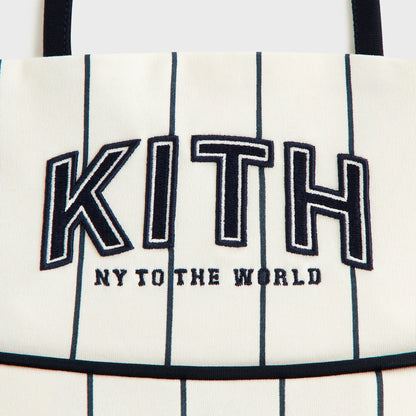 Kith Baby Pinstripe Baseball Dress Bloomer Set - Silk