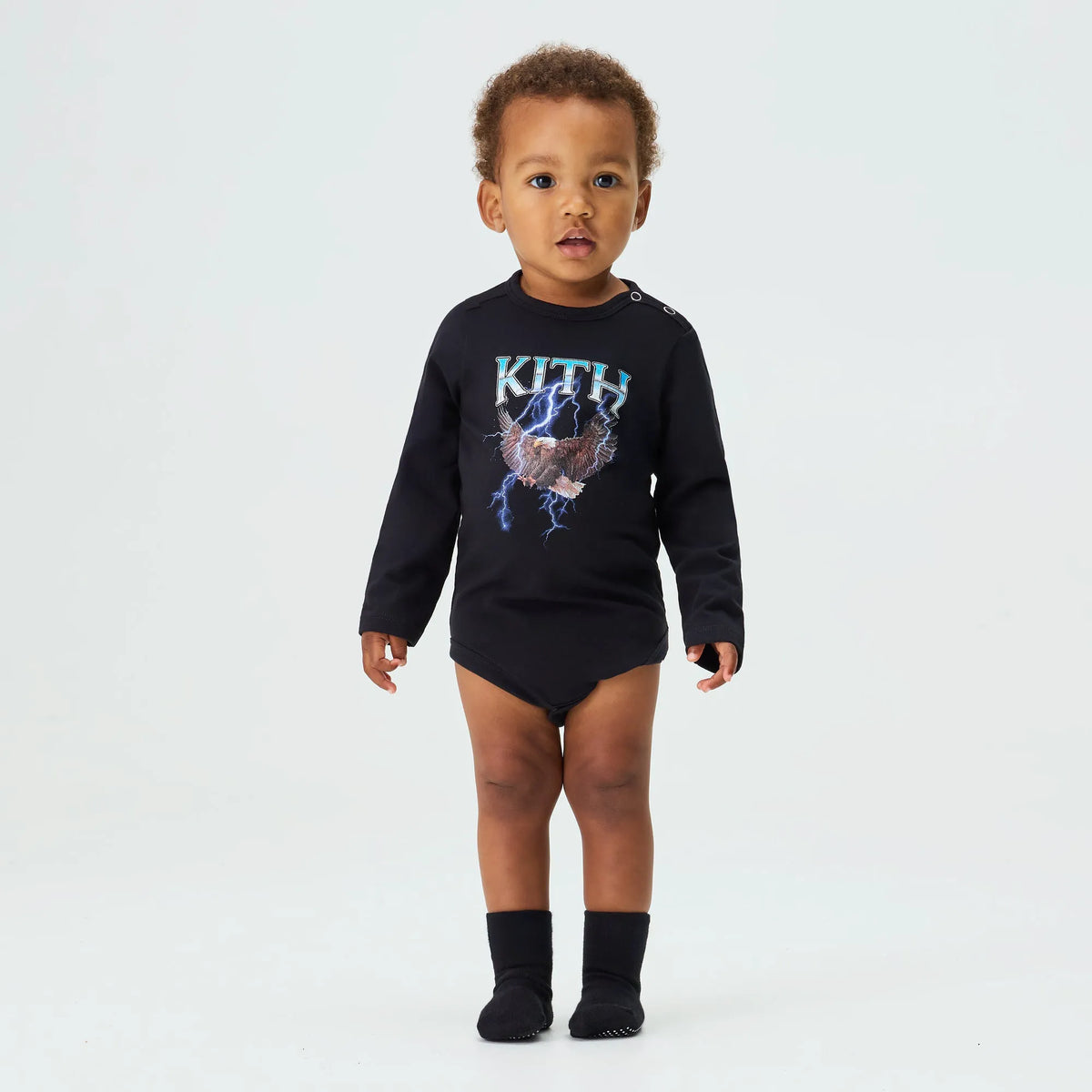 Kith Baby Eagle Bodysuit - Black