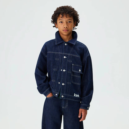 Kith Kids Alonzo II Denim Jacket - Dark Indigo