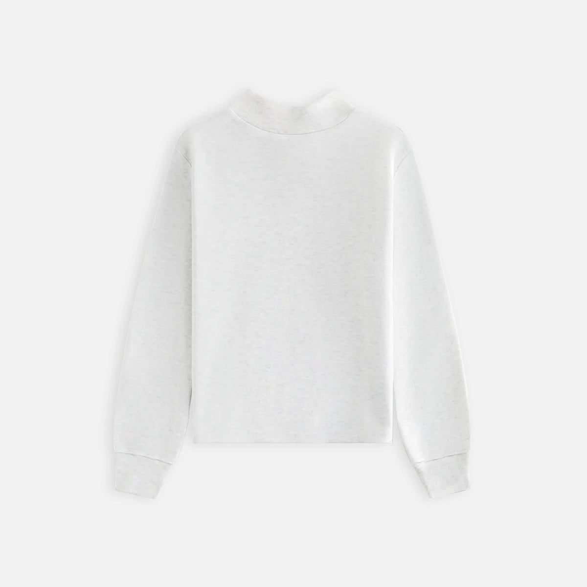 Kith Kids Classic Long Sleeve Mock Neck Tee - Light Heather Grey