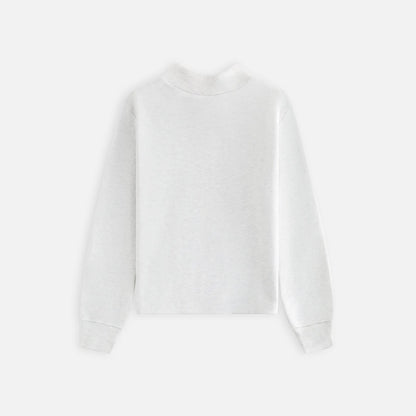Kith Kids Classic Long Sleeve Mock Neck Tee - Light Heather Grey