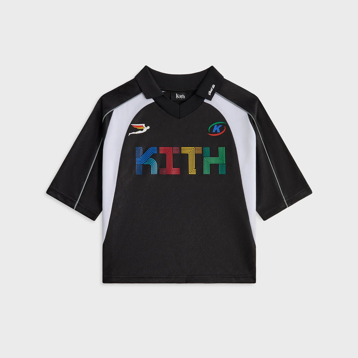 Kith Kids Short Sleeve Soccer Polo - Black