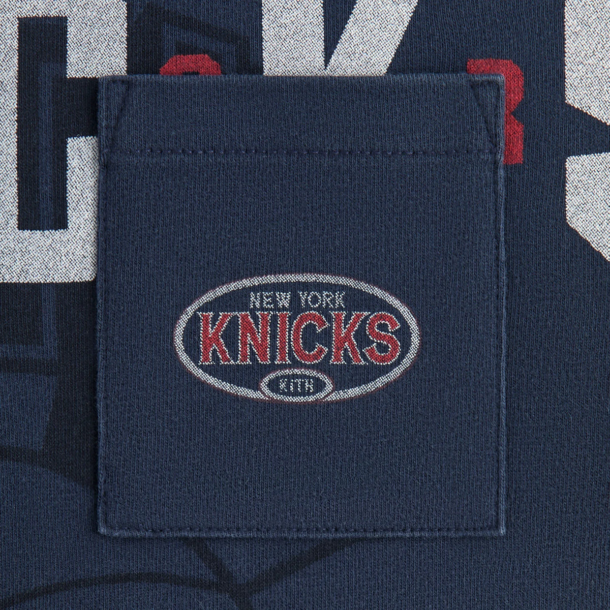 Kith Kids for the New York Knicks Vintage Pocket Tee - Nocturnal