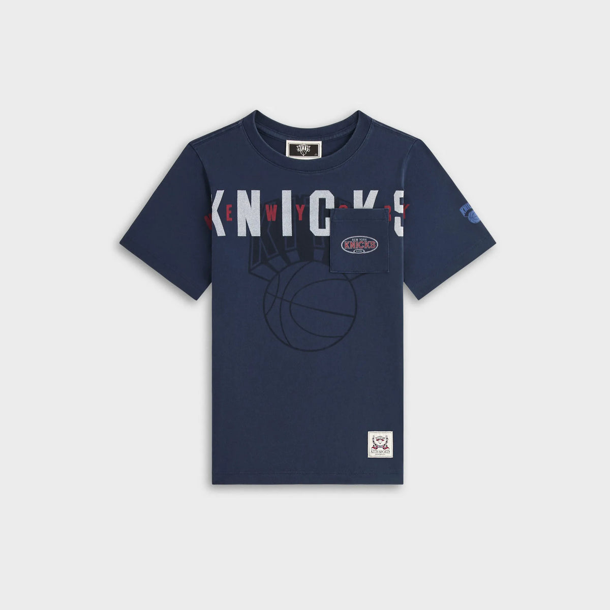 Kith Kids for the New York Knicks Vintage Pocket Tee - Nocturnal
