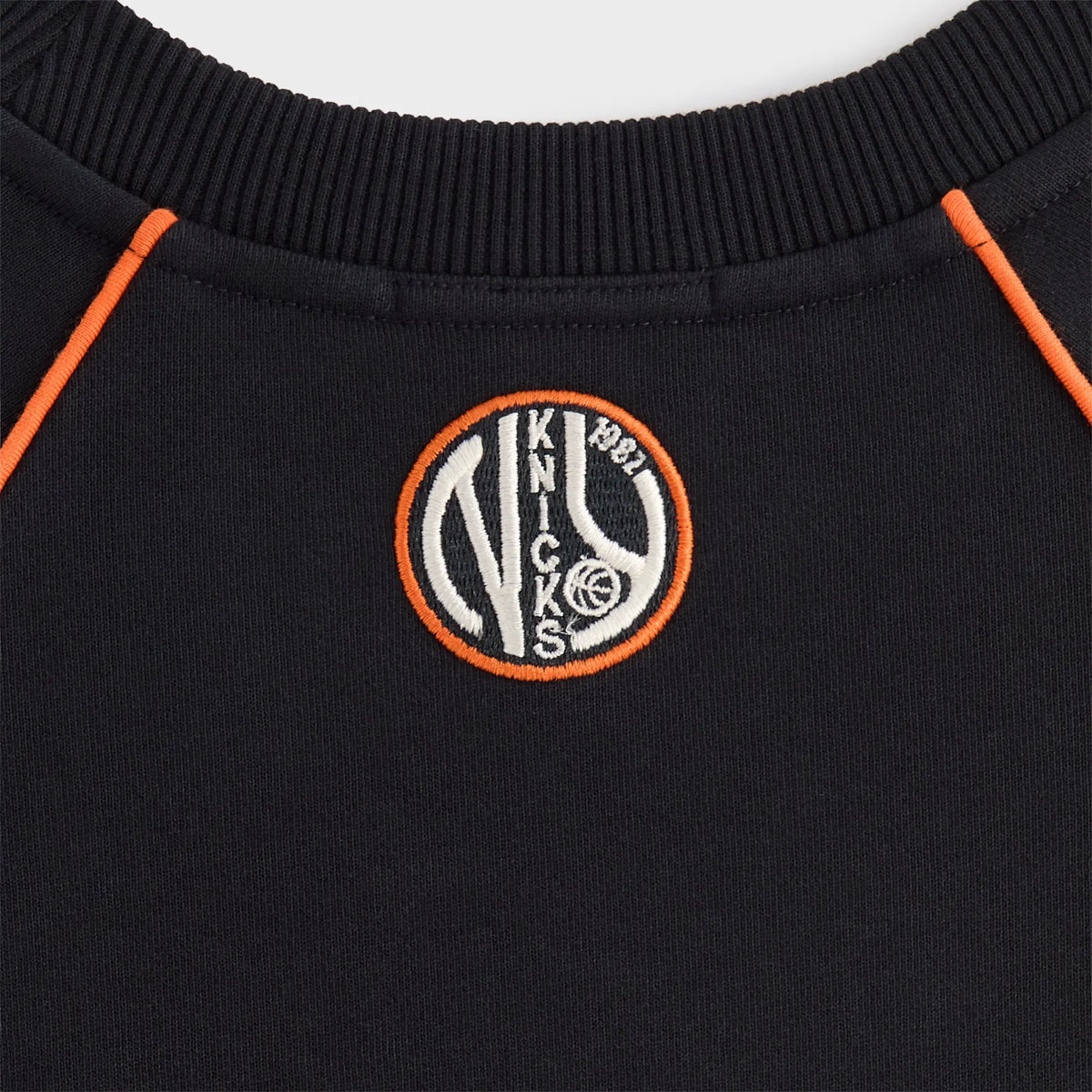 Kith Kids for the New York Knicks Raglan Nelson Crewneck - Black