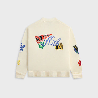 Kith Kids NY to the World Cardigan - Sandrift