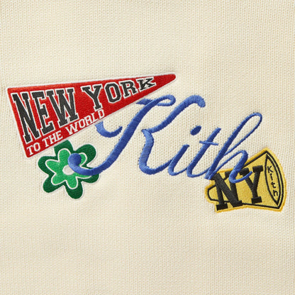 Kith Kids NY to the World Cardigan - Sandrift