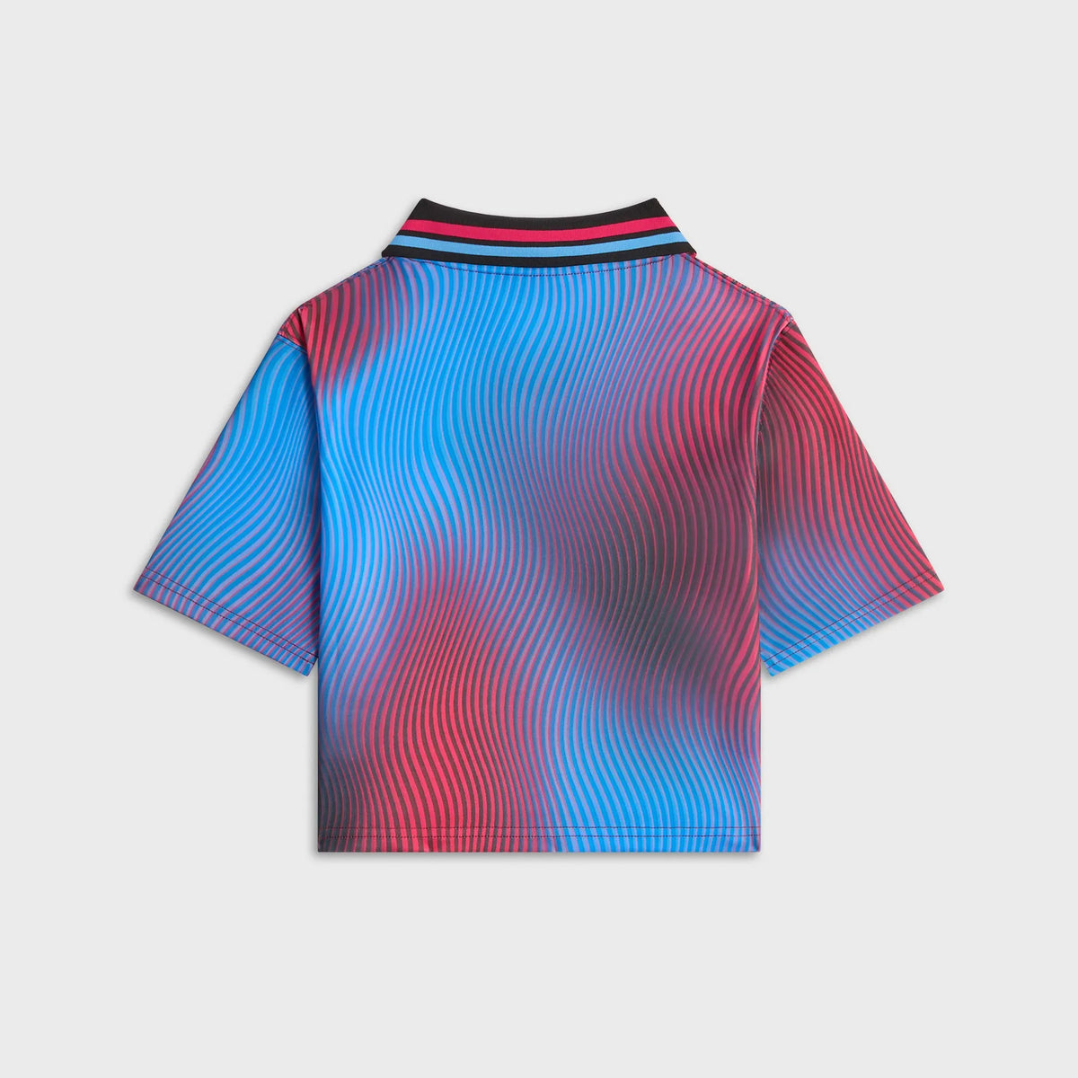 Kith Kids Wavy Ombre Edison Soccer Polo - Black