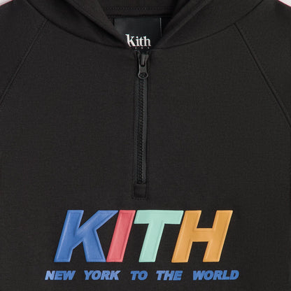 Kith Kids NY Quarter Zip Hoodie - Black