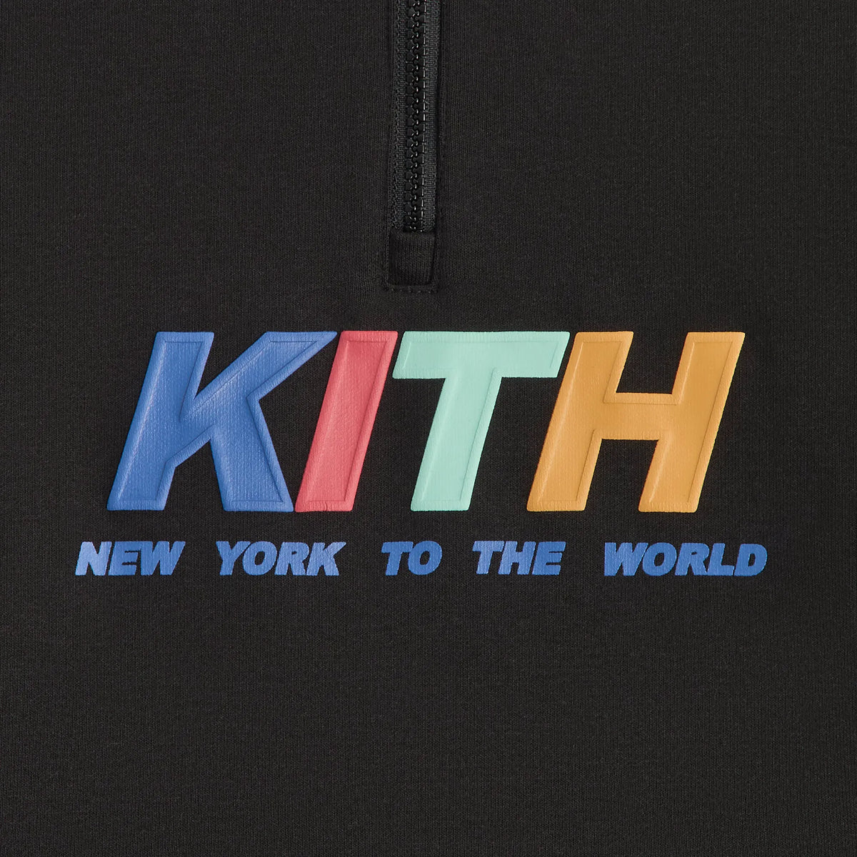 Kith Kids NY Quarter Zip Hoodie - Black