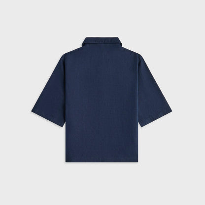 Kith Kids Novelty Embroidered Bennet Collared Shirt - Nocturnal