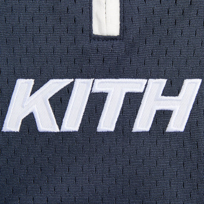 Kith Kids Linden Quarter Zip Mesh Polo - Nocturnal
