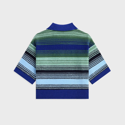 Kith Kids Striped Nelson Short Sleeve - Celeste