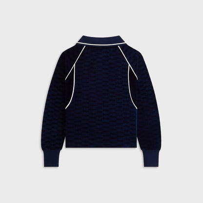 Kith Kids Monogram Velour Soccer Jersey - Nocturnal