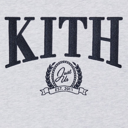 Kith Kids Collegiate Nelson Crewneck - Light Heather Grey