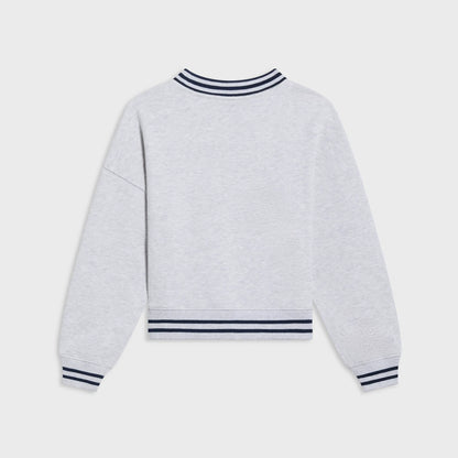 Kith Kids Collegiate Nelson Crewneck - Light Heather Grey