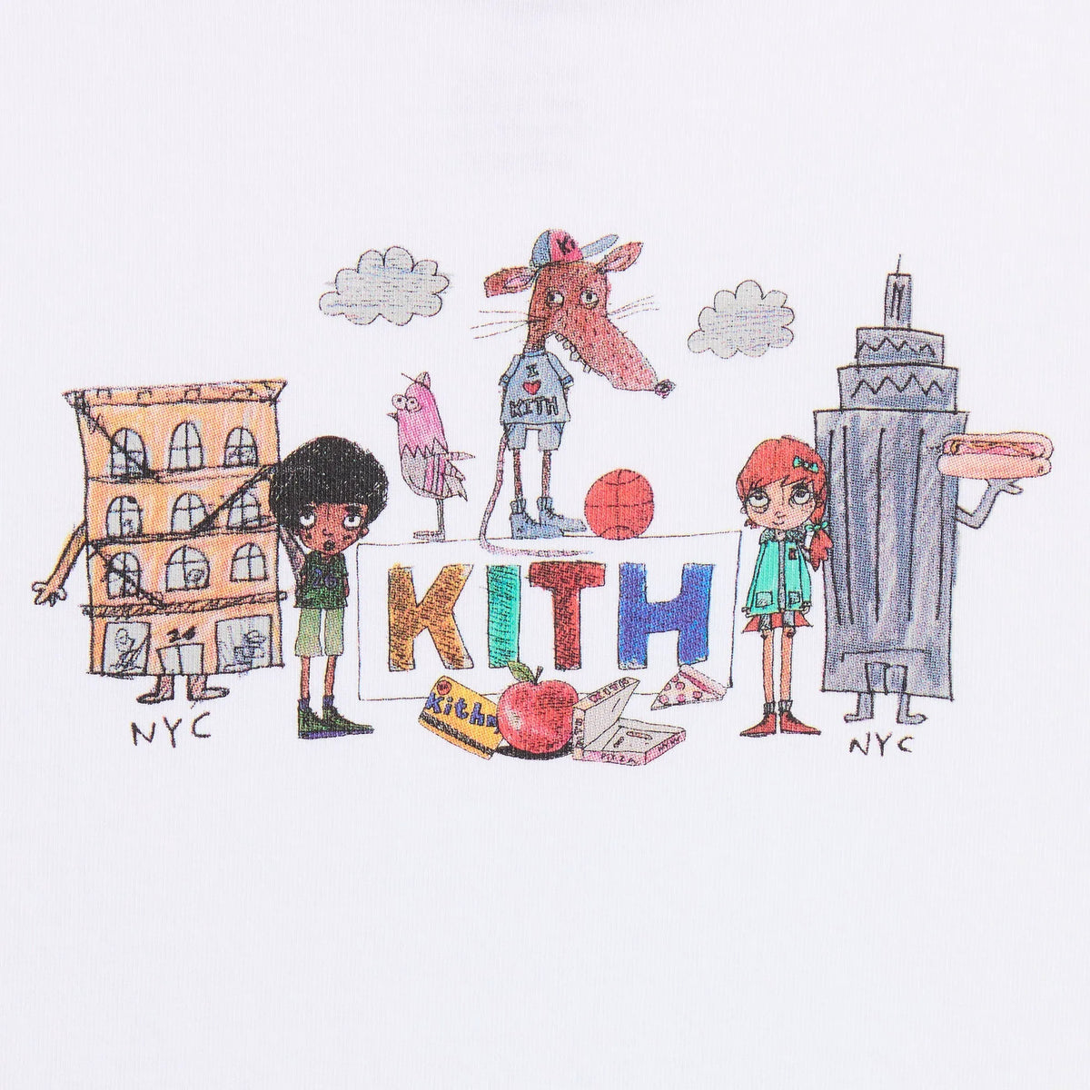 Kith Kids for Matthew Langille Graphic Tee - White