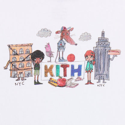 Kith Kids for Matthew Langille Graphic Tee - White