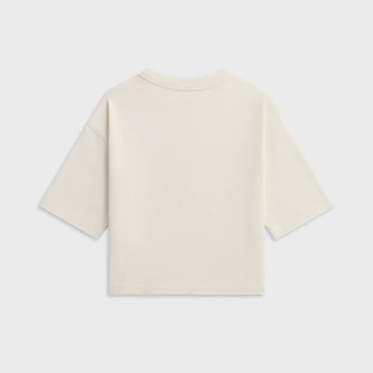 Kith Kids Leopard Serif Leonard Tee - Sandrift