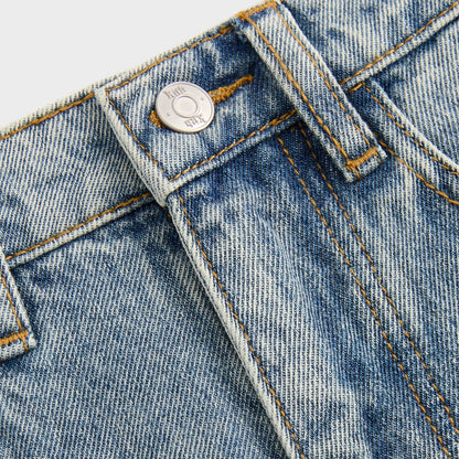 Kith Kids Denim Heston Wide Leg Jean - Roman Wash
