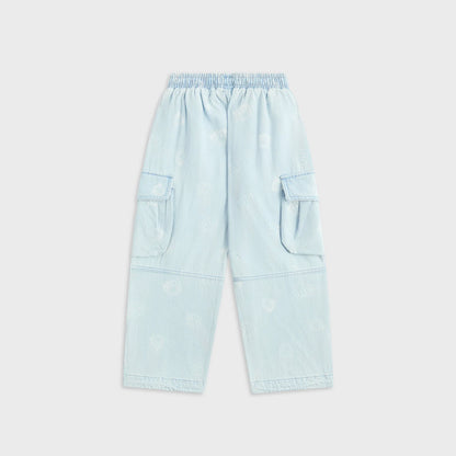 Kith Kids Kaiden Parachute Pant - Opal Light Wash