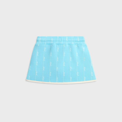 Kith Kids Script Knit Ayva Dolphin Skort - Aragonite