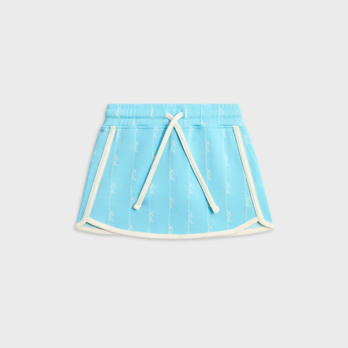 Kith Kids Script Knit Ayva Dolphin Skort - Aragonite