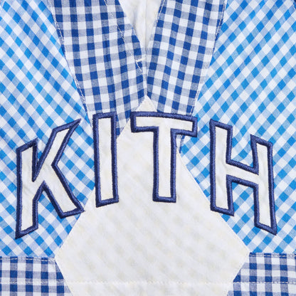 Kith Kids Color-Blocked Gingham Turbo Short - Layer