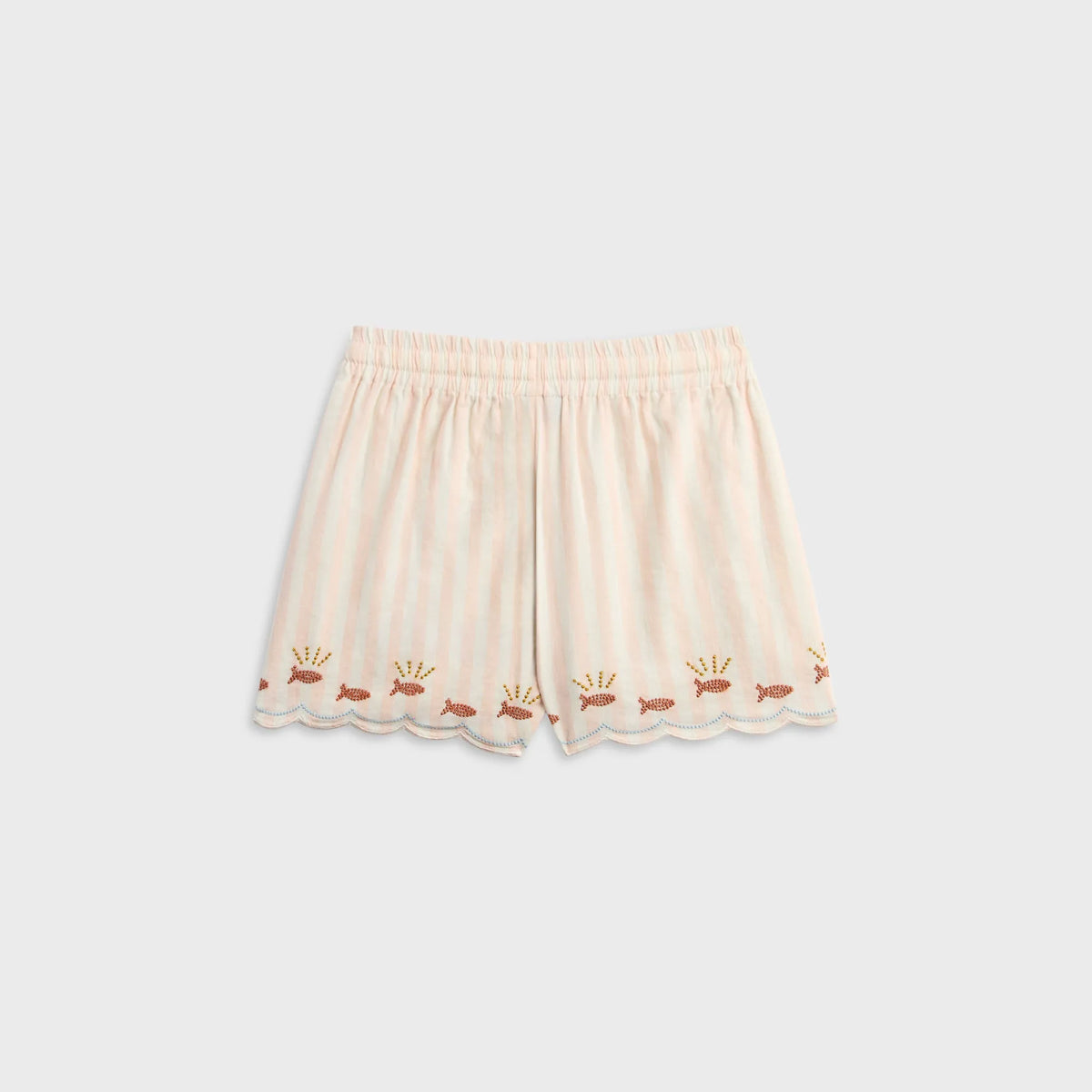 Kith Kids Embroidered Michla Camp Short - Sahara