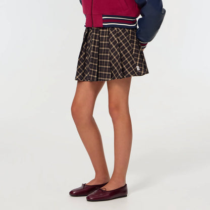 Kith Kids Micro Plaid Pleated Skirt - Chest