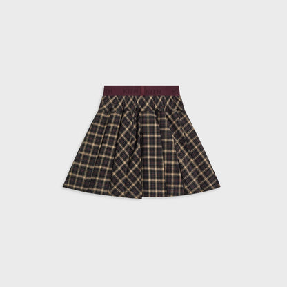 Kith Kids Micro Plaid Pleated Skirt - Chest