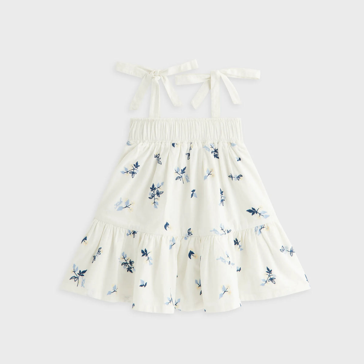 Kith Kids Peyton Novelty Mini Dress - White
