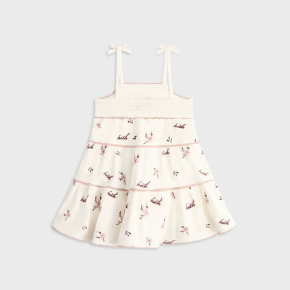 Kith Kids Kamora Novelty Mini Dress - White