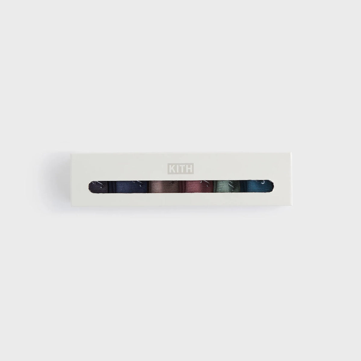 Kith Baby Palette 6-Pack Socks - Battleship