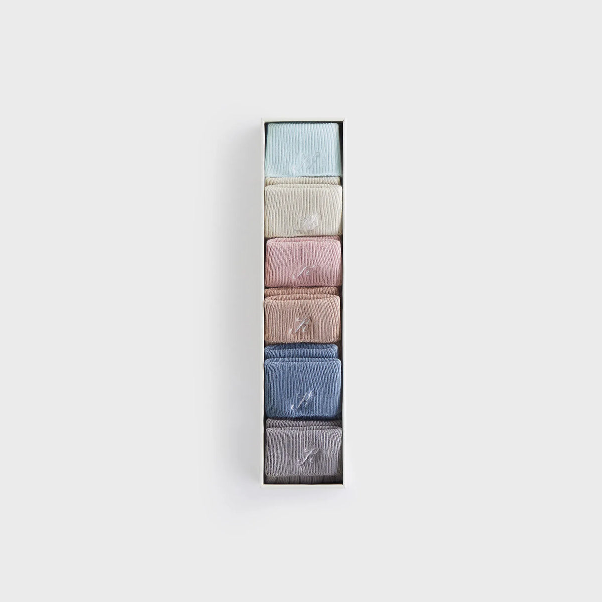 Kith Baby Palette 6-Pack Socks - Argon