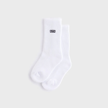 Kith Kids Classic Crew Socks - White