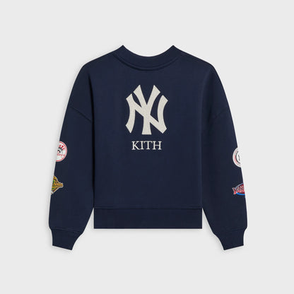 Kith Kids for the New York Yankees Nelson Crewneck - Nocturnal