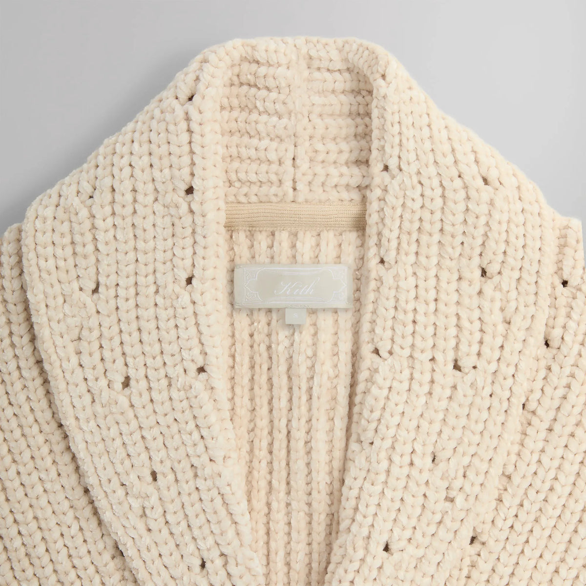 Kith Chenille Becker Cardigan - Sandrift