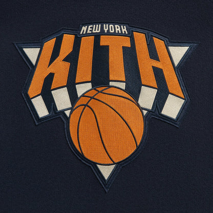 Kith for the New York Knicks Wool Varsity Jacket - Nocturnal