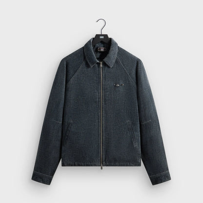 Kith Indigo Velour Efron Blouson Jacket - Placid