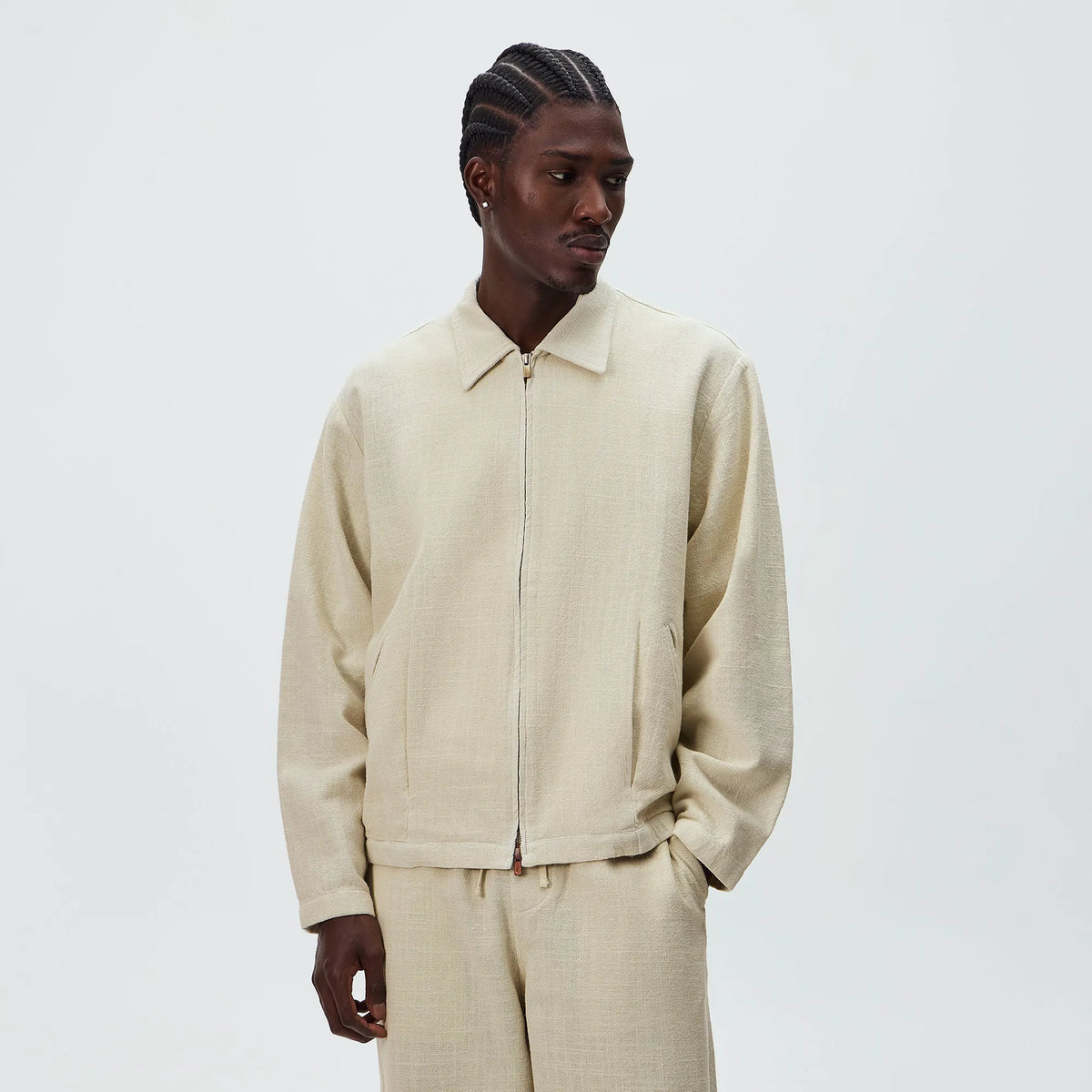 Kith Soft Woven Connor Blouson Jacket 2.0 - Waffle