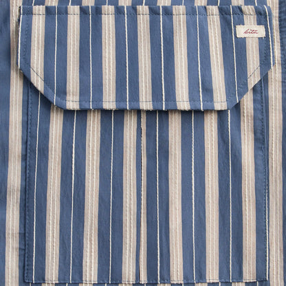 Kith Barre Stripe Full Zip Raj Jacket - Breeze