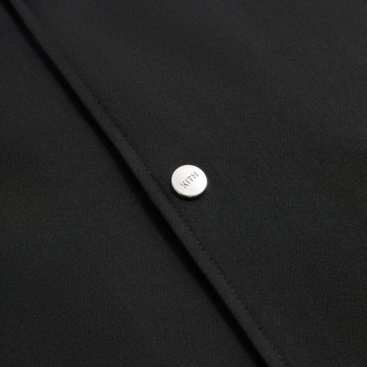 Kith Midweight Double Weave Coaches Jacket - Black