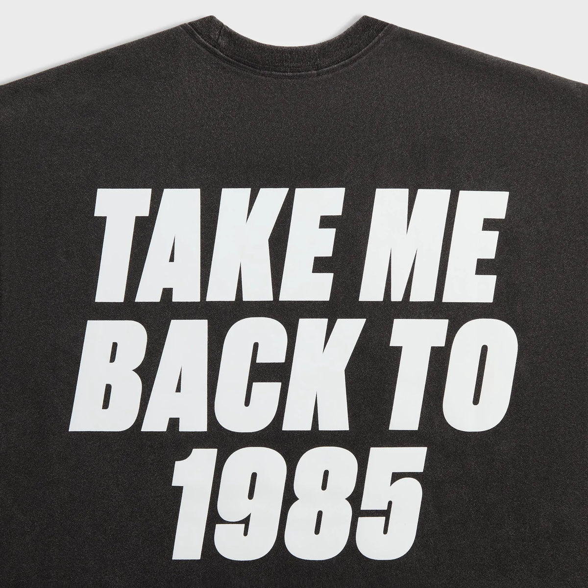 Kith for Back to the Future Japanese Title Vintage Tee - Black