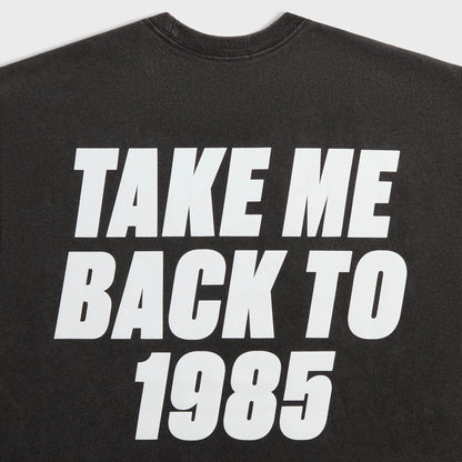 Kith for Back to the Future Japanese Title Vintage Tee - Black