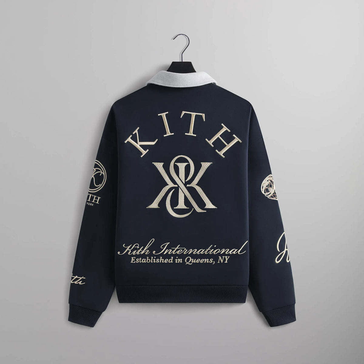 Kith Nelson Collared Pullover - Nocturnal