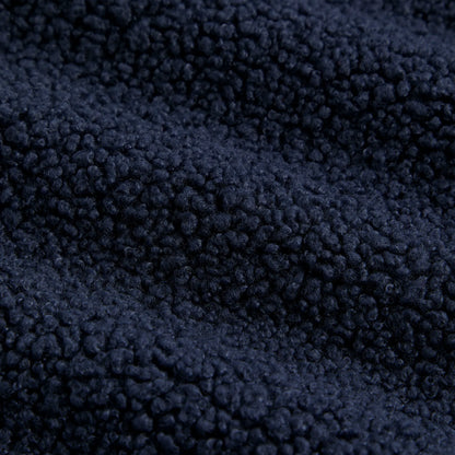 Kith Bonded Sherpa Coleman Quarter Zip Hoodie - Nocturnal
