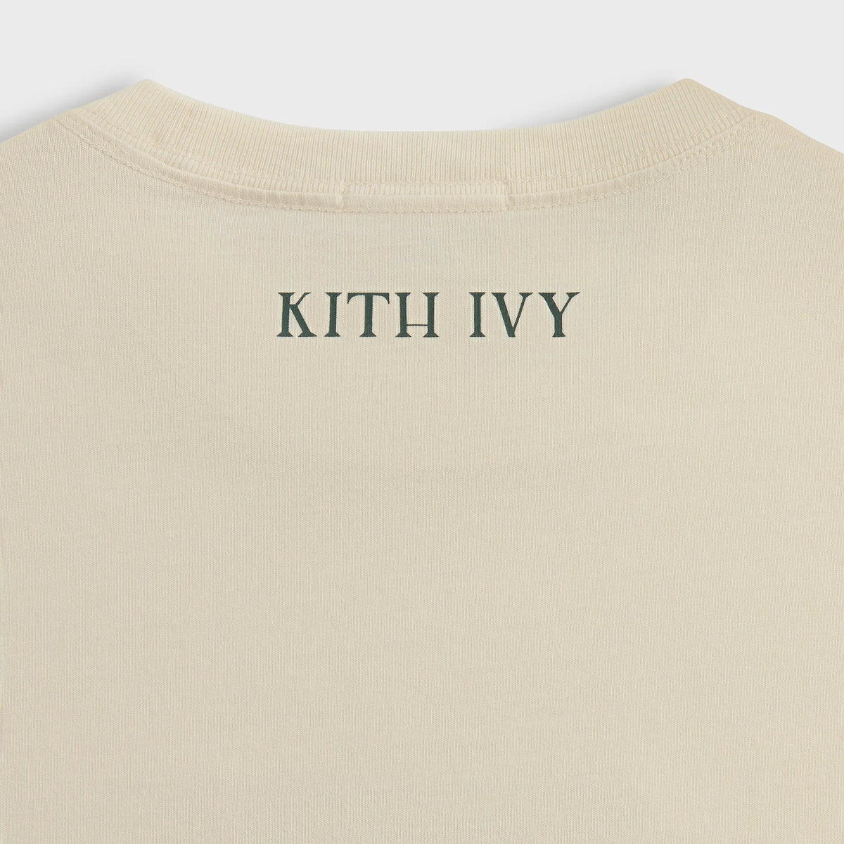 Kith Ivy Classic Logo Long Sleeve Tee - Sandrift