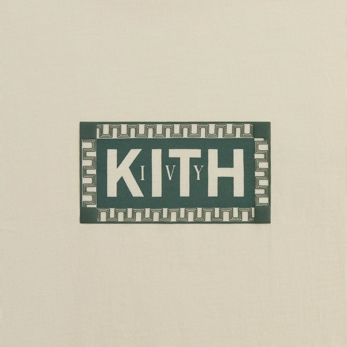 Kith Ivy Classic Logo Long Sleeve Tee - Sandrift